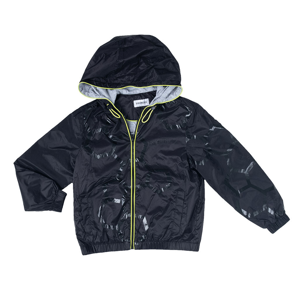 
  Giubbino della Linea Abbigliamento Bambino Bikkembergs antivento con chiusura a
  zip, taschin...