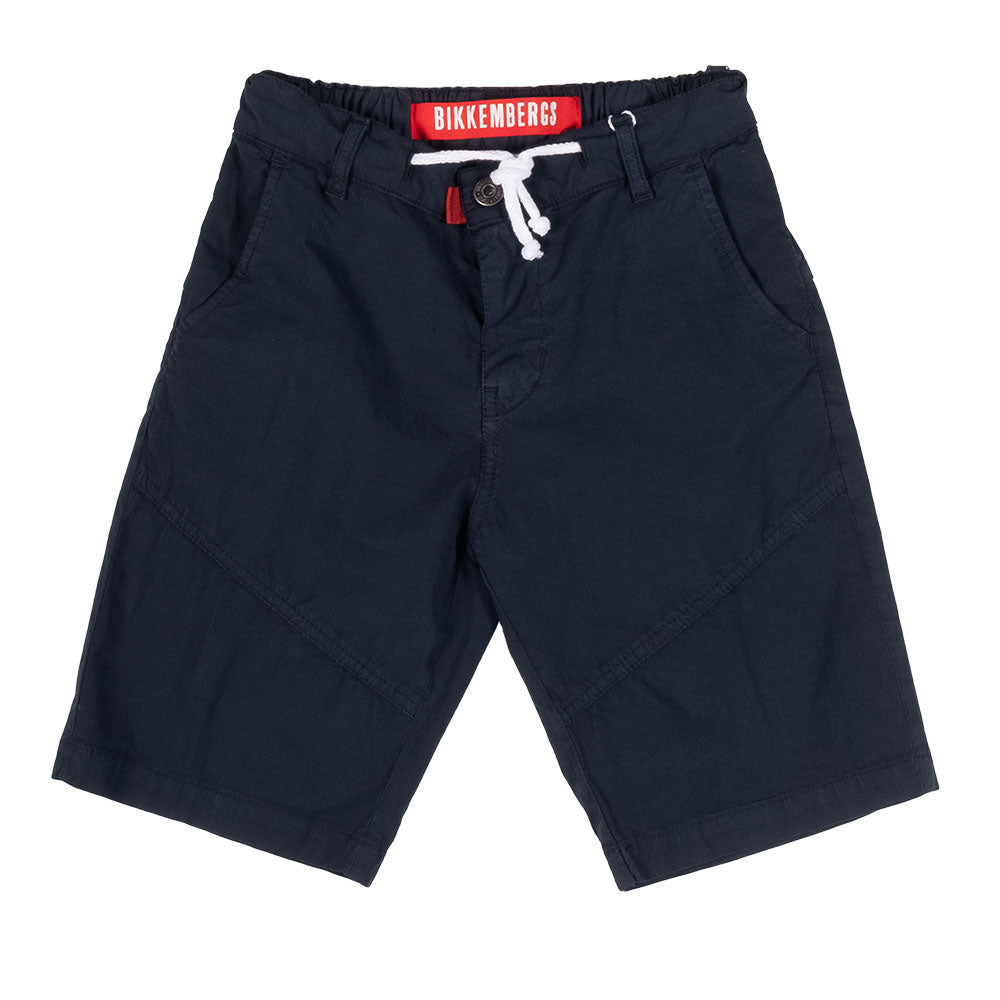 
Bermuda della Linea Abbigliamento Bambino Bikkembergs, con laccetti in viita e piccolo logo stam...