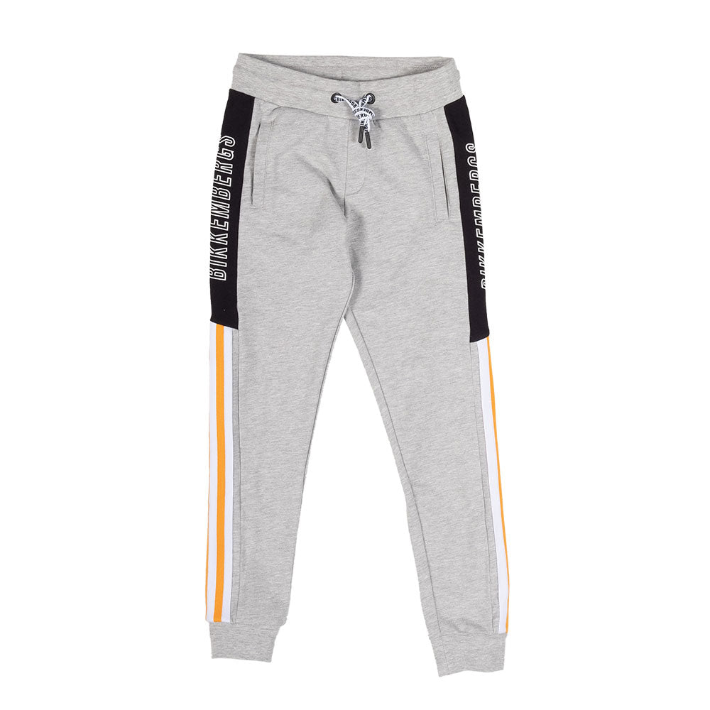 
Pantalone in felpa garzata della Linea Abbigliamento Bambino Bikkembergs, con banda laterale in ...