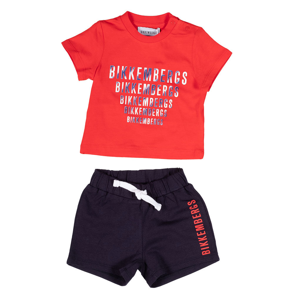 
Completo due pezzi della Linea Abbigliamento Bambino Bikkembergs, con logo.

Composizione: 95% C...