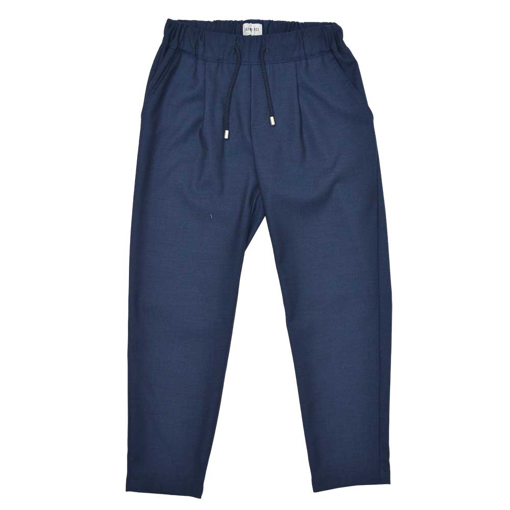 Pantalone lungo della Linea Abbigliamento Bambino Bikkembergs, con elastico e laccetto in vita. M...