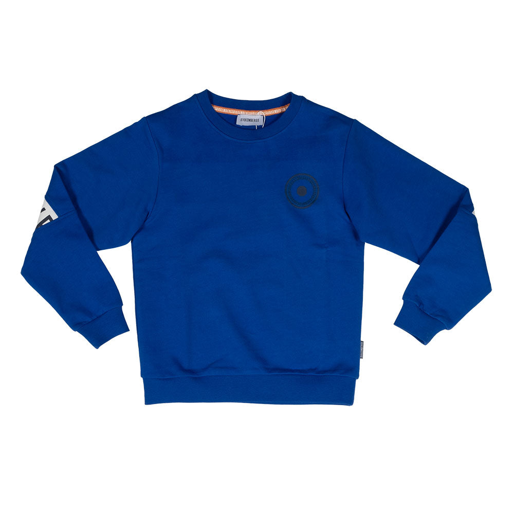 
Blusa leggermente felpata, della Linea Abbigliamento Bambino Bikkembergs, con piccolo logo stamp...