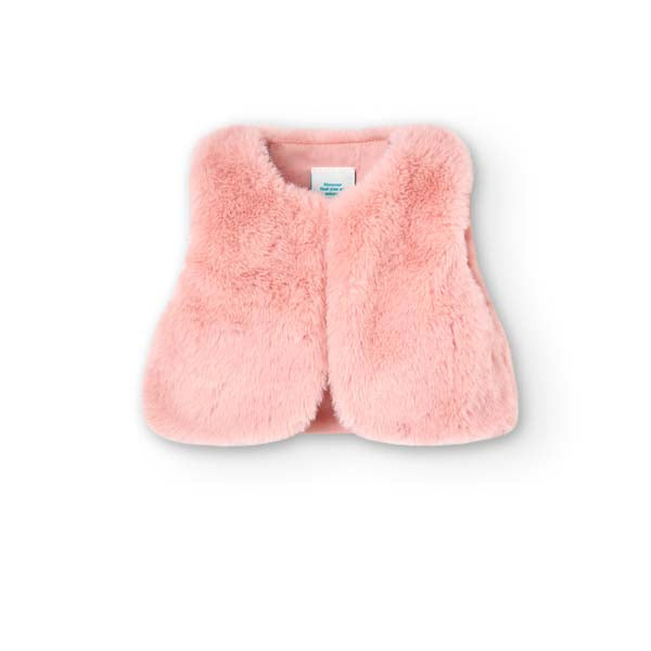 
Gilet della Linea Abbigliamento Bambina Boboli, in ecopelliccia. Modello corto, chiusura con gan...