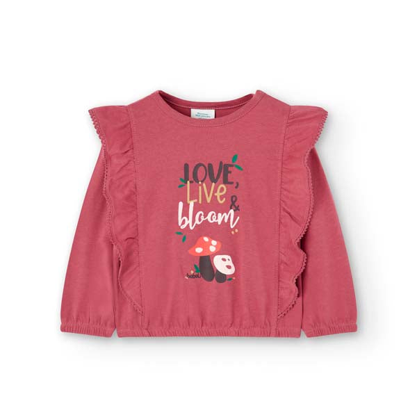 
Maglietta della Linea Abbigliamento Bambina Boboli, con stampa multicolor sul davanti , elastico...