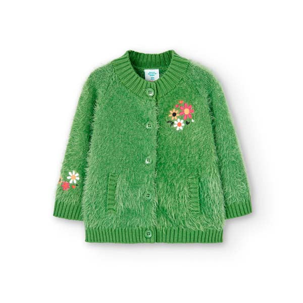 
Cardigan della Linea Abbigliamento Bambina Boboli, con taschine sui lati  e ricamo sul davanti i...