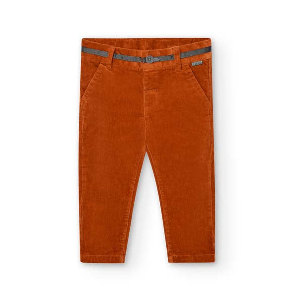 
Pantalone in velluto a righine della Linea Abbigliamento bambino Boboli, con finiture in gros gr...