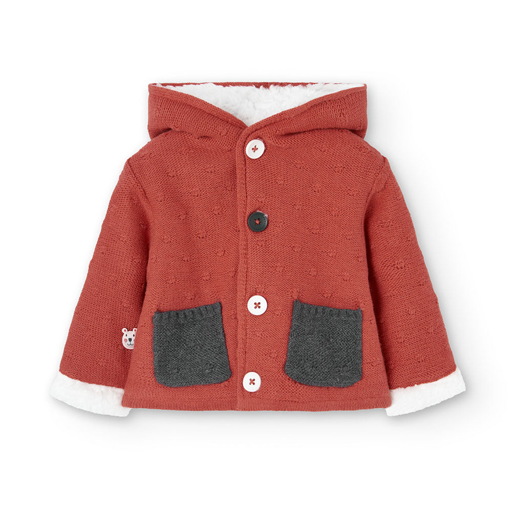 Cardigan della Linea Abbigliamento Bambino Boboli, con interno in lanetta e taschine sul davanti....