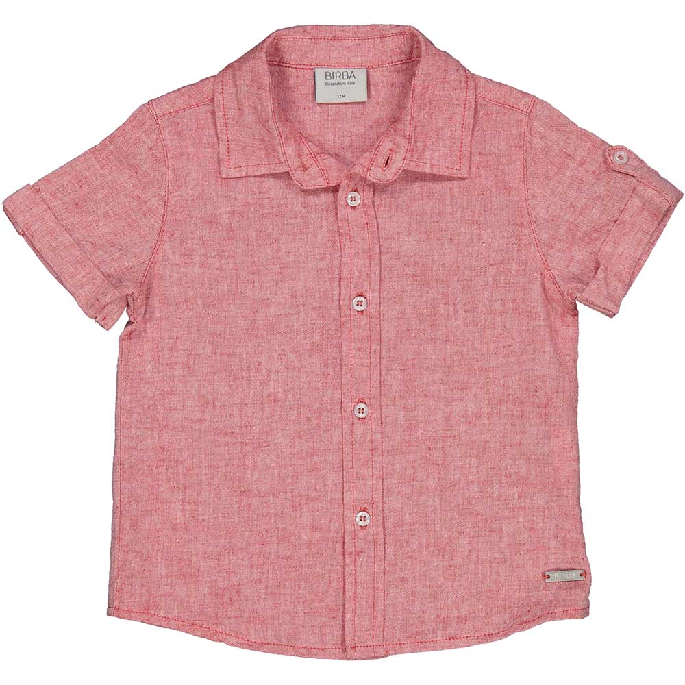 Camicia della Linea Abbigliamento Bambino Birba, in misto lino a maniche corte.
Composizione: 55%...