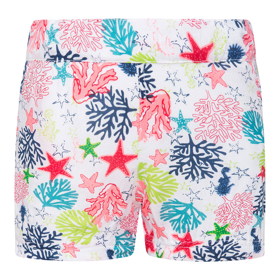 
  Shorts della linea abbigliamento bambina Canada House, con elastico in vita e bellissima
  fan...