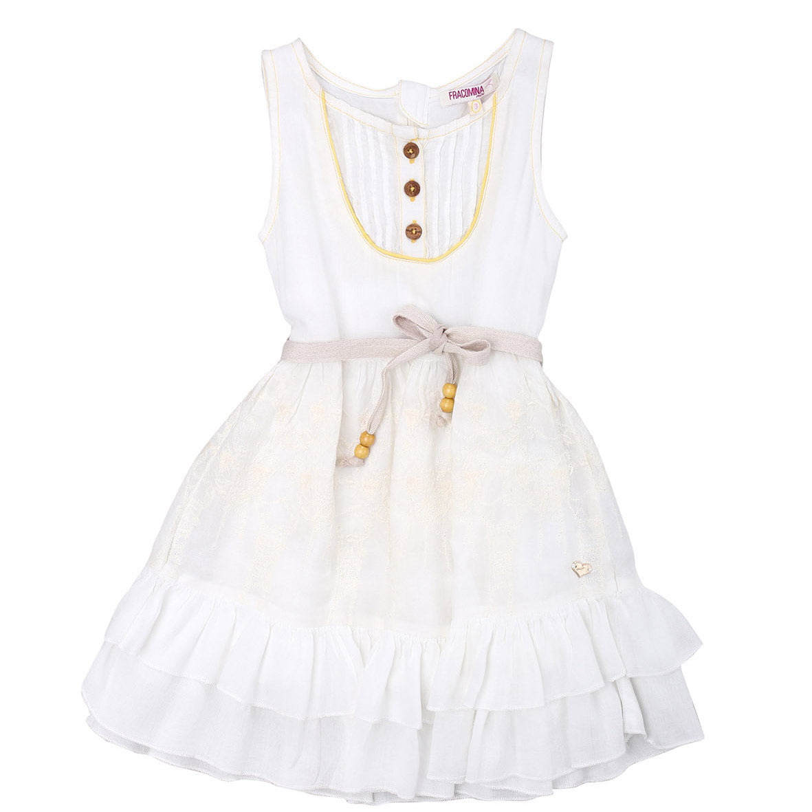 
  Abito senza maniche della linea abbigliamento bambina Fracomina Mini, con scollo
  rotondo, ch...