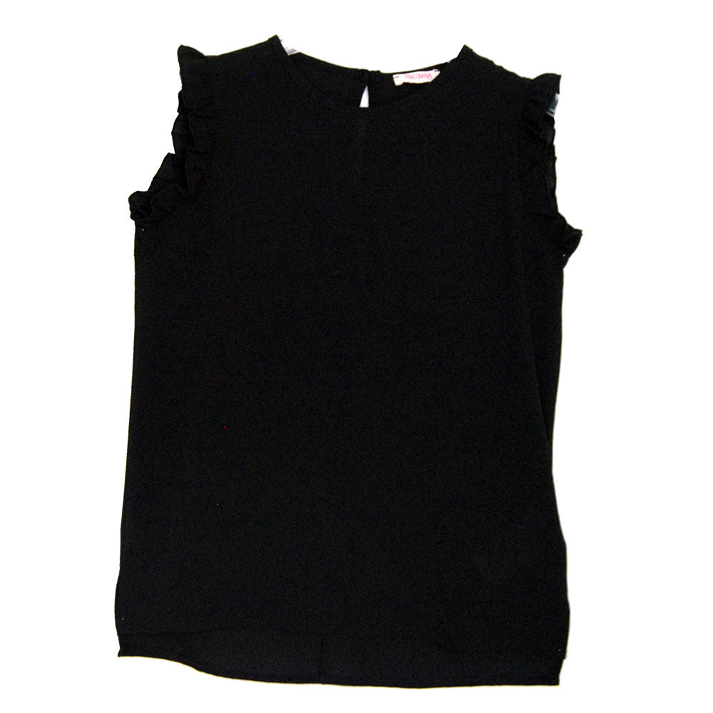 
  Blusa della linea abbigliamento bambina Fracomina. Tinta unita con maniche con rouches.
  Chiu...