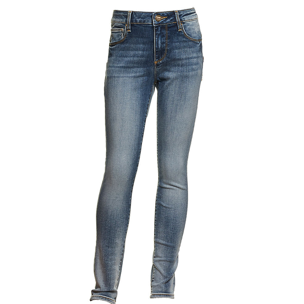 
Pantalone Jeans della linea Abbigliamento Bambina Fracomina, con tessuto elasticizzato e misura ...