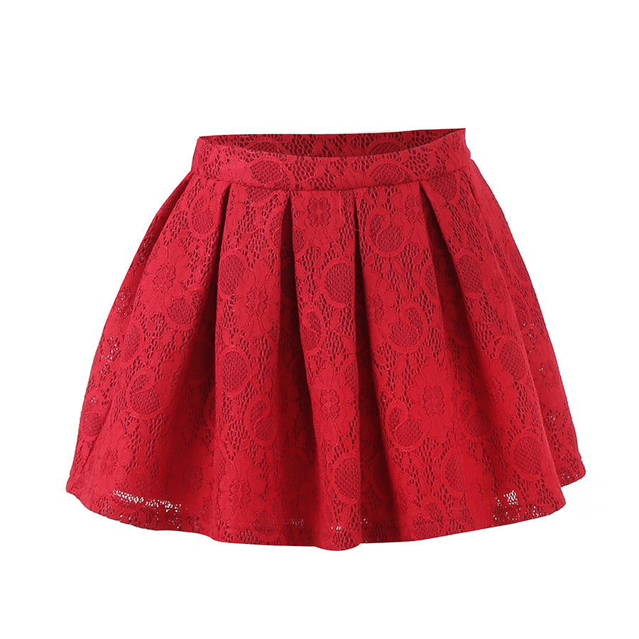 
  Gonna in pizzo della linea abbigliamento bambina Fracomina Mini,modello elegante
  con taglio ...