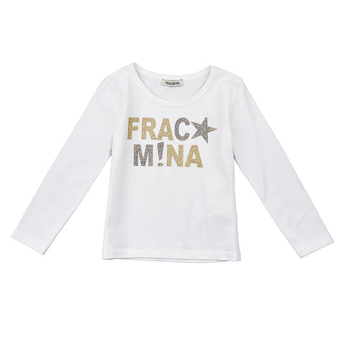 T-SHIRT GLITTER OFFWHITE