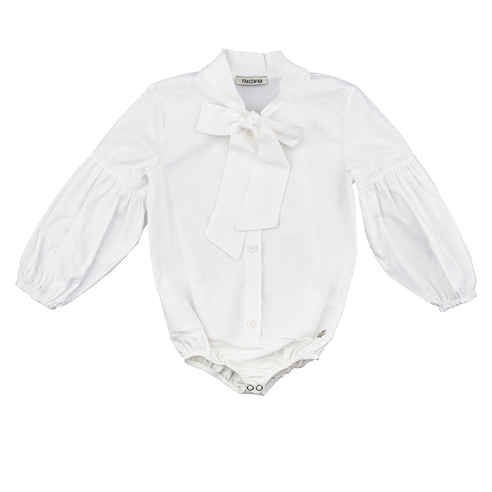 
  Camicia della Linea Abbigliamento Bambina Fracomina, con modello body e fiocco di
  chiusura a...