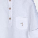 Camicia in lino bambino