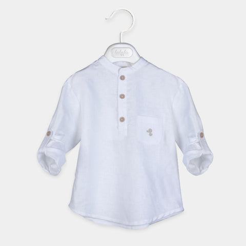 Camicia in lino bambino