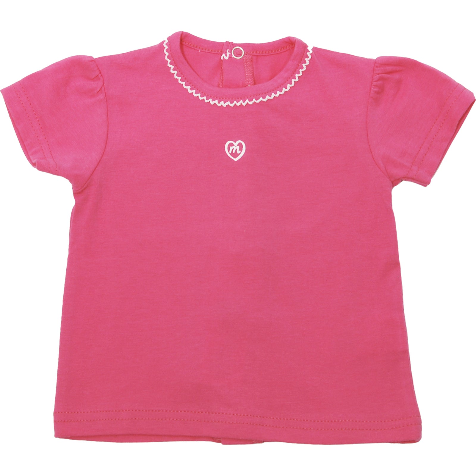 
  Tshirt in jersey di cotone a manica corta della linea abbigliamento bambina Mirtillo.
  Abbott...