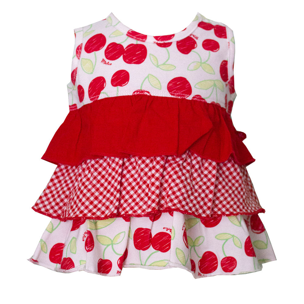 
  Top della linea abbigliamento bambina Mirtillo in jersey, a balze con diversa fantasia.



   ...