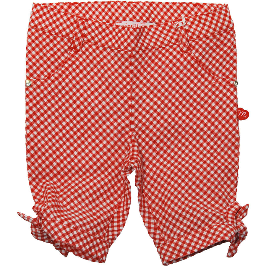 
  Pantalone pinocchio vichy della linea abbigliamento bambina Mirtillo, taschine sul
  davanti e...