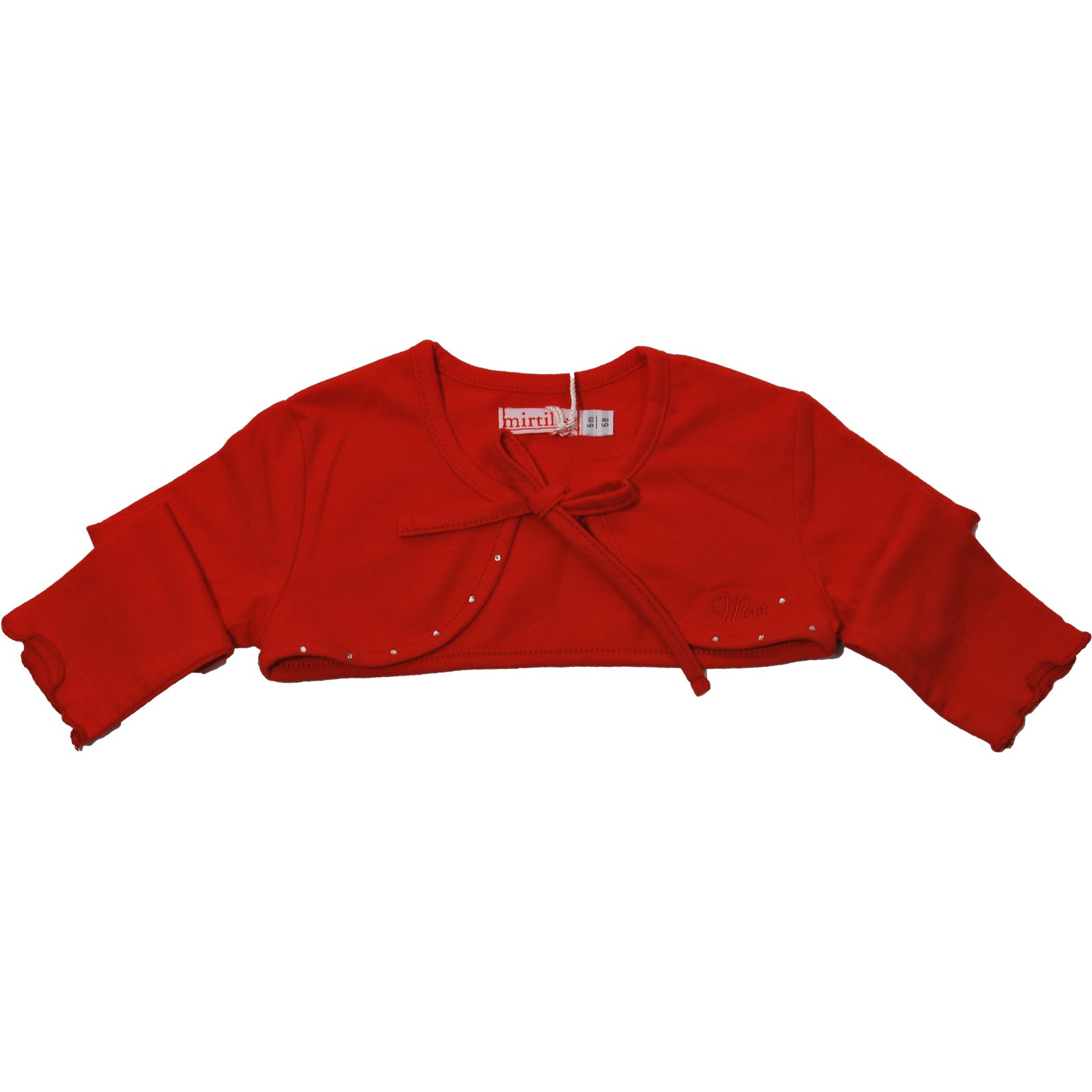 
  Coprispalle in jersy di cotone dellla linea abbigliamento bambina Mirtillo, elegante,
  con fi...