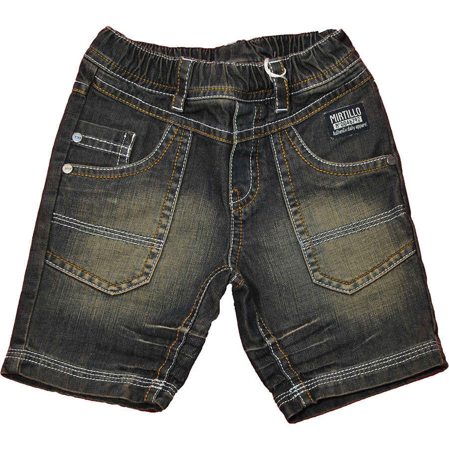 
  Bermudone a sacchetto dellla linea abbigliamento bambino Mirtillo in denim, lavaggio scuro con...