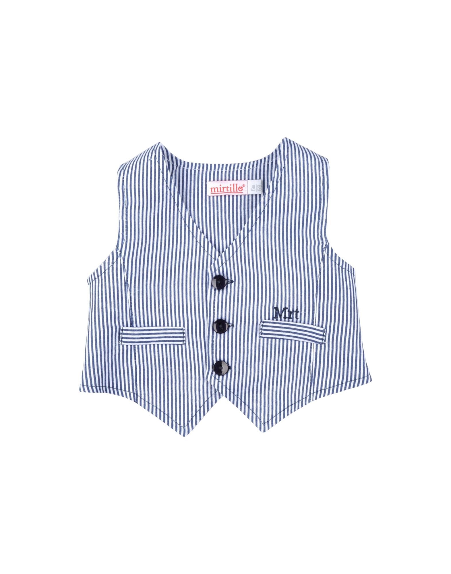 
  Gilet dellla linea abbigliamento bambino Mirtillo con abbottonatura sul davanti e taschini, sc...