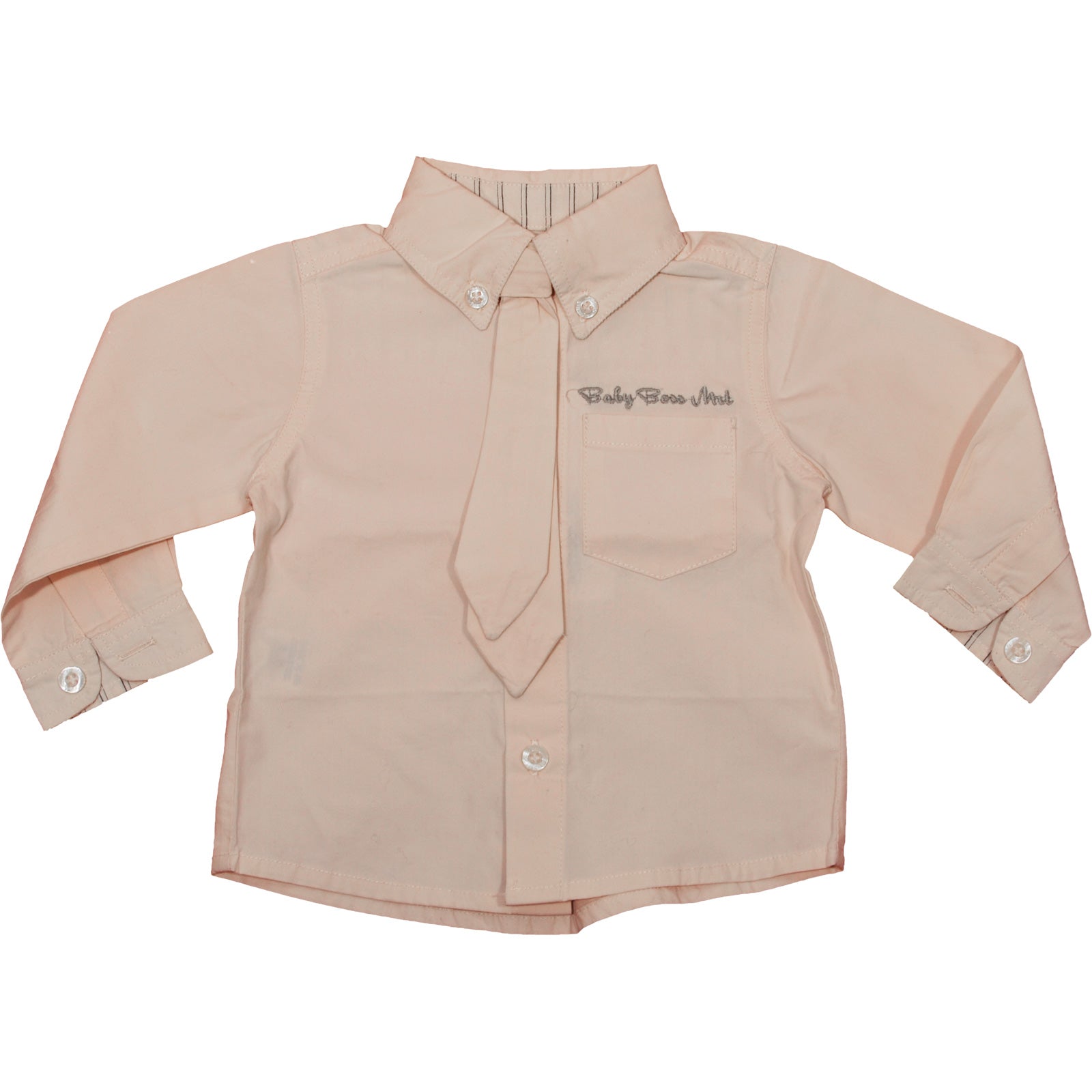 
  Camicia dellla linea abbigliamento bambino Mirtillo con applicazione di cravattino removibile,...