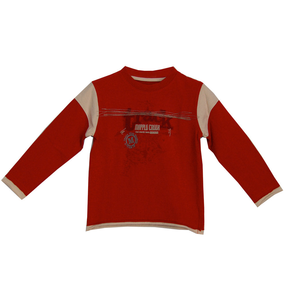 
  T-shirt della linea abbigliamento bambino Mirtillo. Tinta unita con stampa sul davanti.
  Mani...