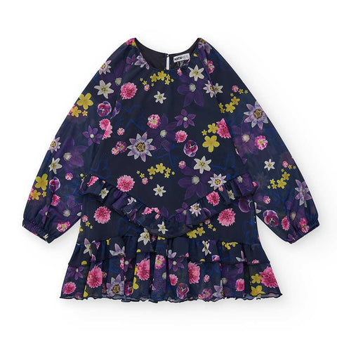 LONG SLEEVE DRESS GARDEN GALACTIC GARDEN