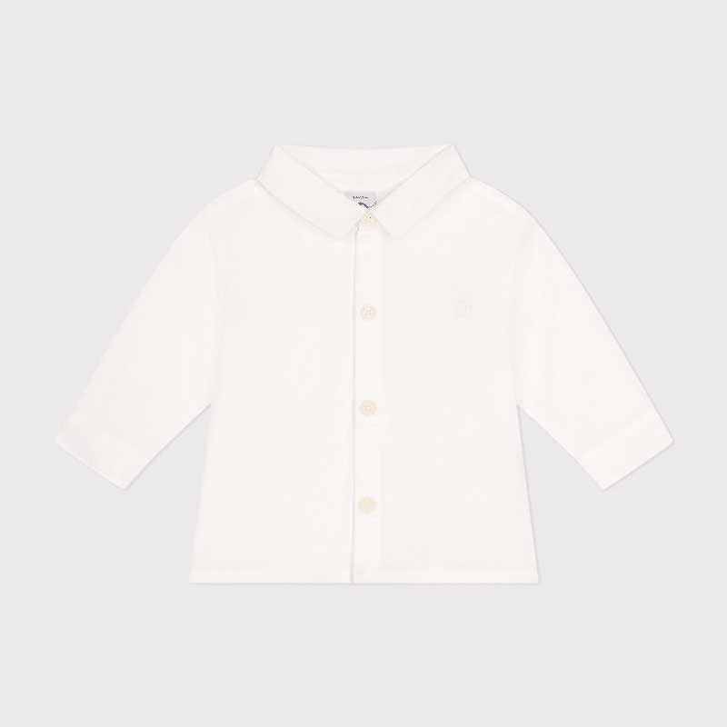 
Camicia della Linea Abbigliamento Bambino Petit Bateau in popeline di cotone, una tela leggera, ...