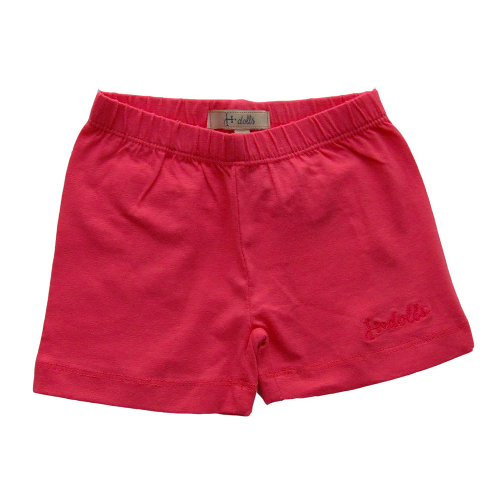 
  Shorts della linea abbigliamento bambina Silvian Heach. Modello basico a tinta unita
  con cin...