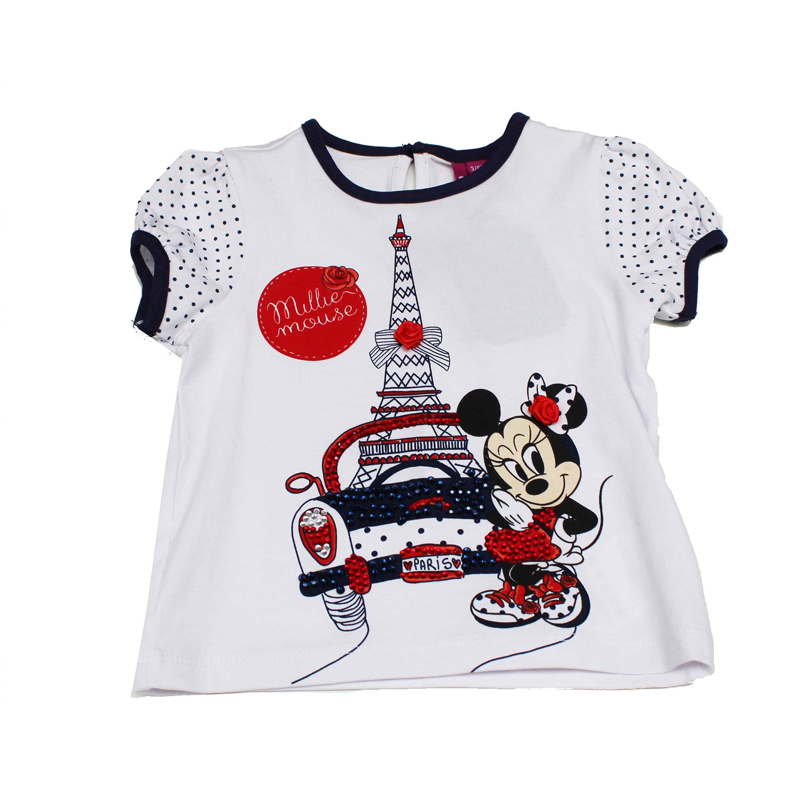 
  Maglietta della linea abbigliamento bambina Silvian Heach manica corta linea Disney con manich...