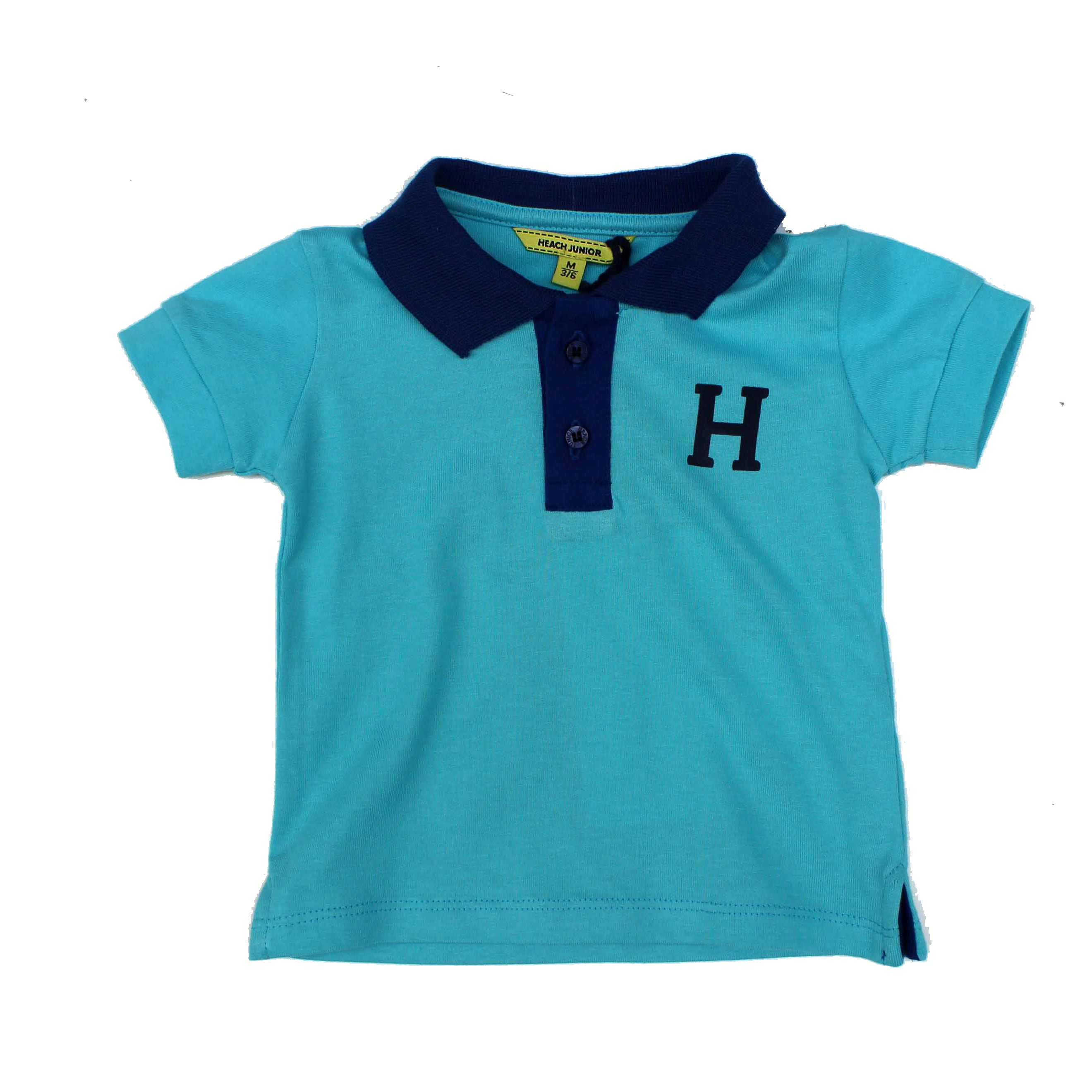 
  Polo della linea abbigliamento bambino Silvian Heach manica corta con spacchetti sui fianchi; ...