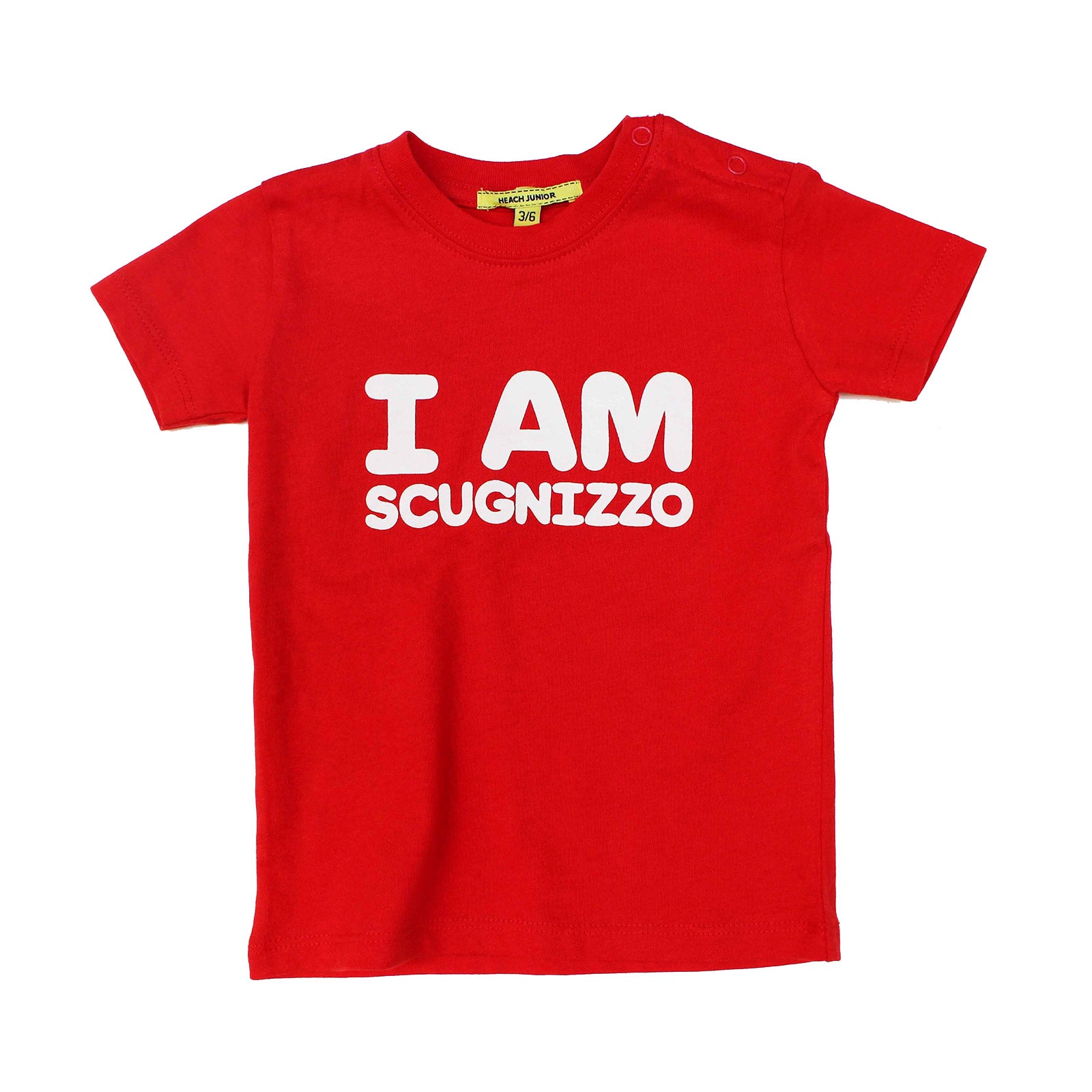 
  T-shirt della linea abbigliamento bambino Silvian Heach manica corta con stampa sul davantii; ...