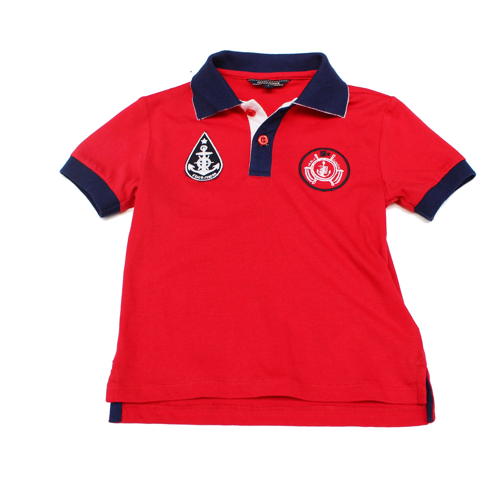 
  Polo della linea abbigliamento bambino Silvian Heach manica corta con finiture in contrasto di...