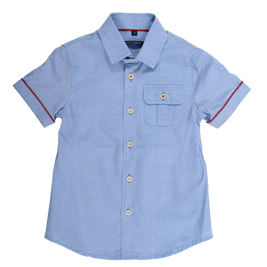 
  Camicia manica corta della linea abbigliamento bambino Silvian Heach con taschine
  sul davant...