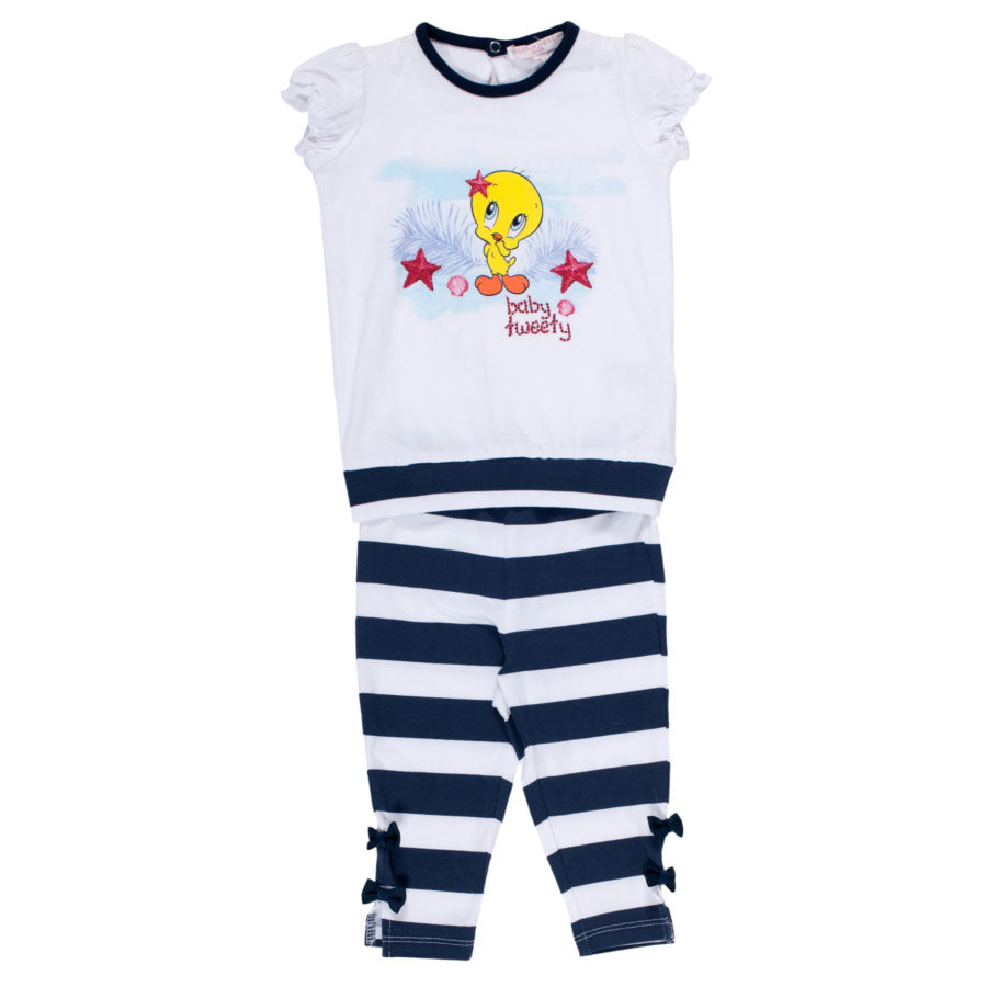 
  Completo due pezzi della linea abbigliamento bambina Silvian Heach Kids; composto
  da: t-shir...