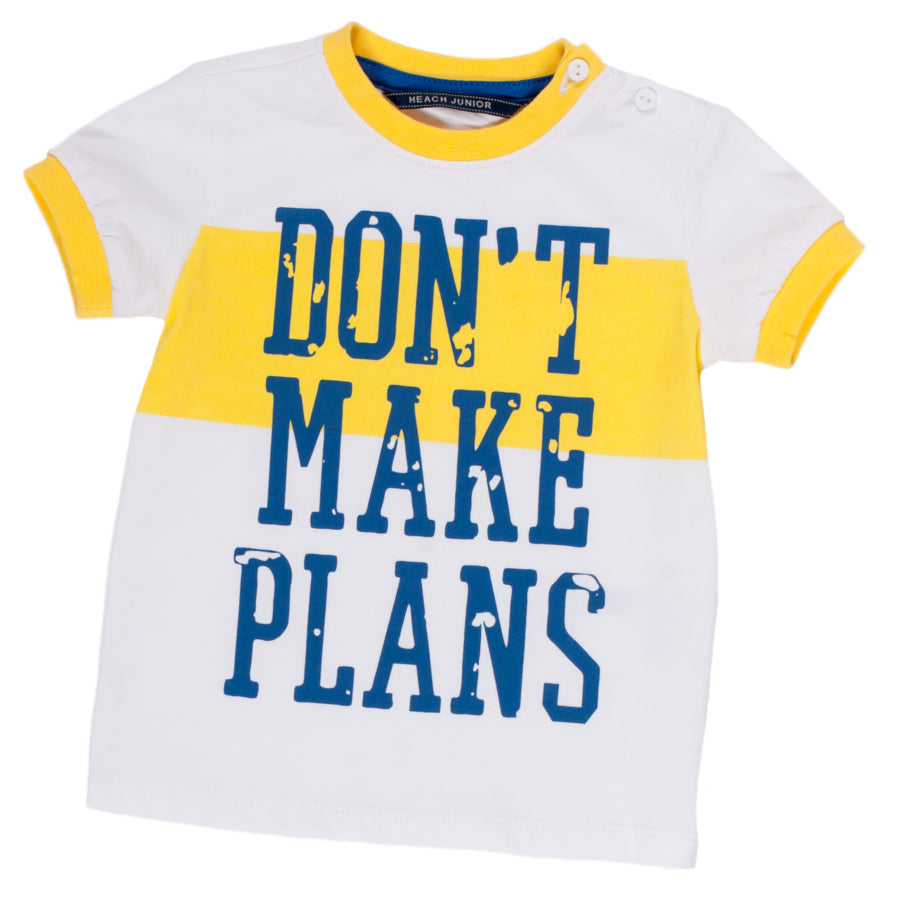 
  T-Shirt della linea abbigliamento bambino Silvian Heach Kids; modello manica corta
  decorata ...