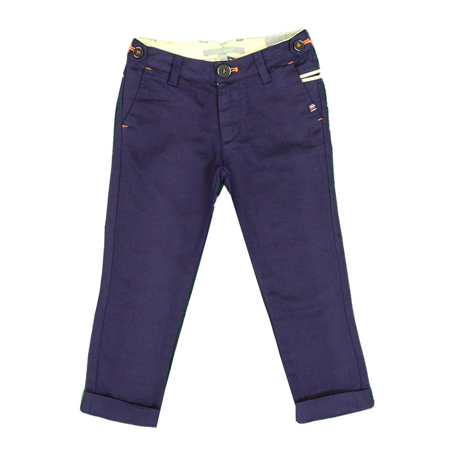 Pantalone della linea abbigliamento bambino Silvian Heach Junor con tasche in contrasto e risvolt...