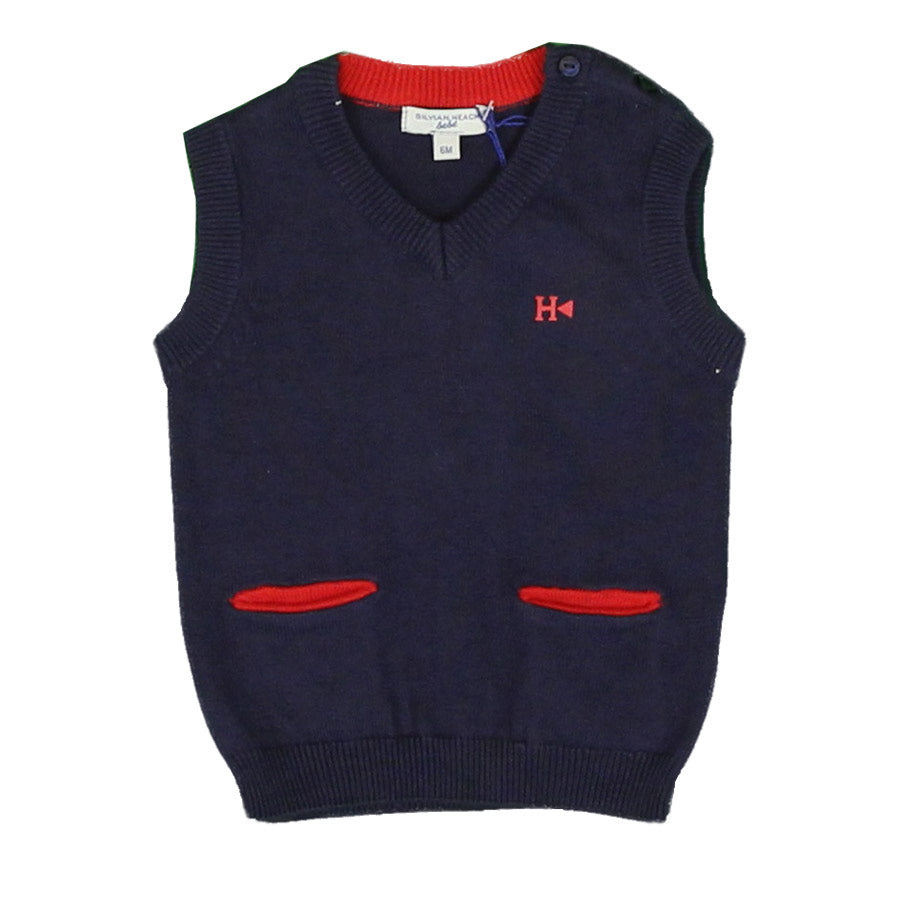 
  Gilet della linea abbigliamento bambino Silvian Heach Bebè, modello classico a tinta
  unita i...