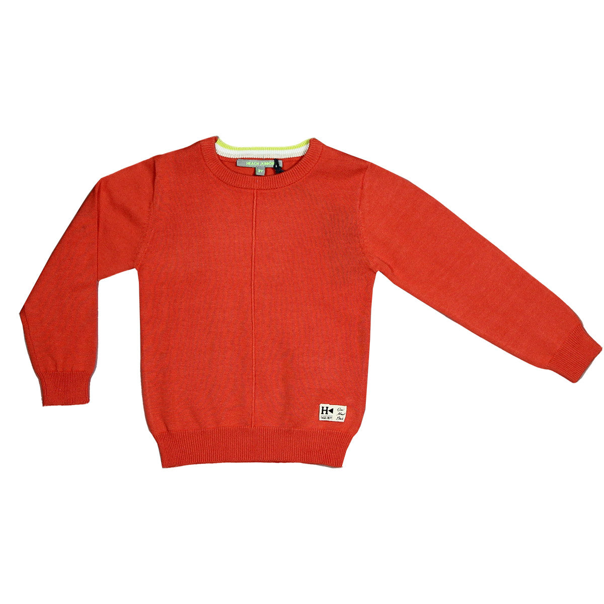 Pull della linea abbigliamento bambino Silvian Heach Kids, a tinta unita, con inserti in contrast...