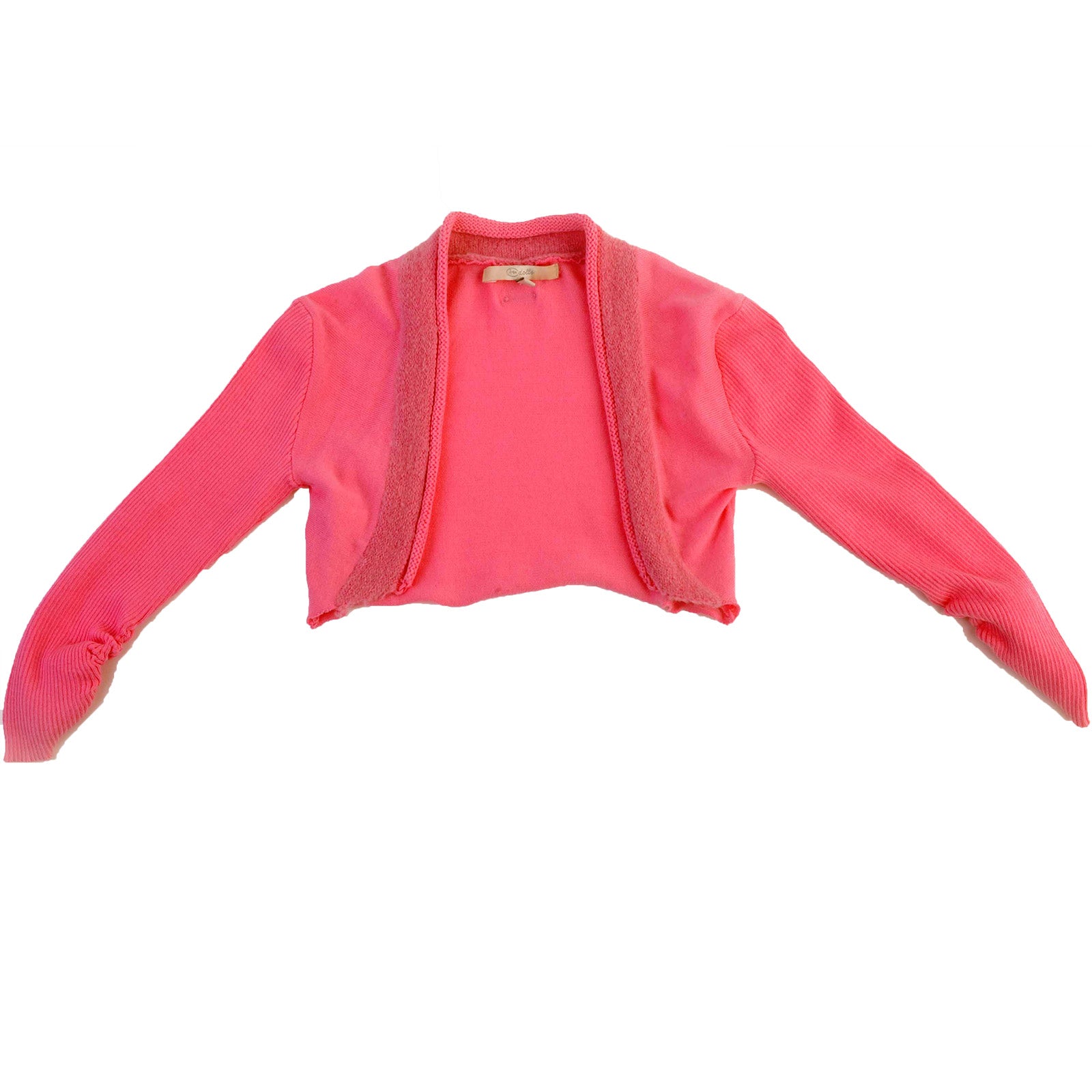 
  Scaldacuore della linea abbigliamento bambina Silvian Heach color rosa acceso senza abbottonat...