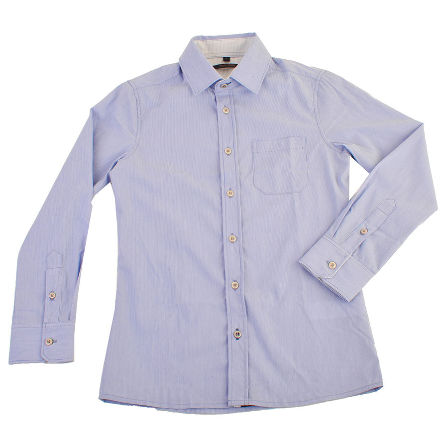 
  Camicia della linea abbigliamento bambino Silvian Heach Kids classica fantasia a righe, taschi...