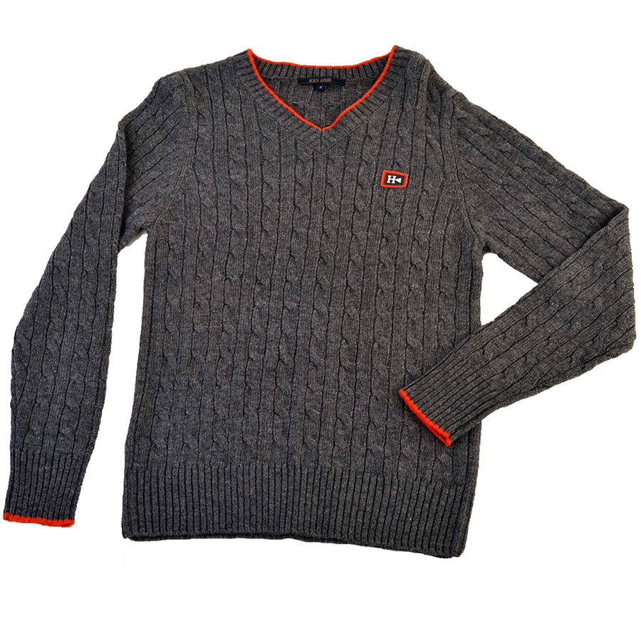 
  Maglione della linea abbigliamento bambino Silvian Heach Kids con tessitura a trecce, scollo a...