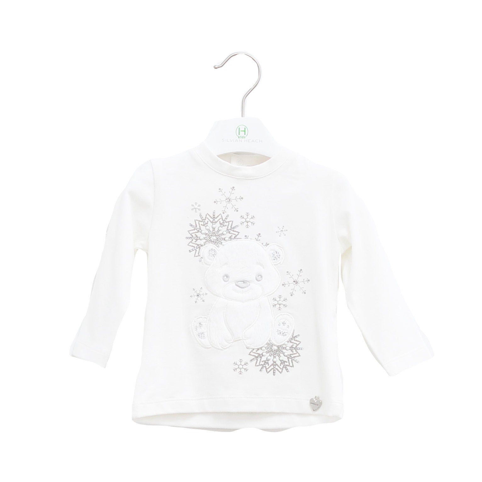 
  Maglietta della linea abbigliamento bambina Silvian Heach Kids abbottonata sul dietro; sul dav...