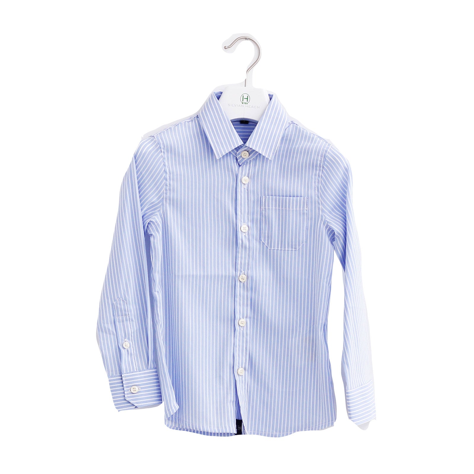 
  Camicia della linea abbigliamento bambino Silvian Heach Kids taglio dritto con taschino
  sul ...