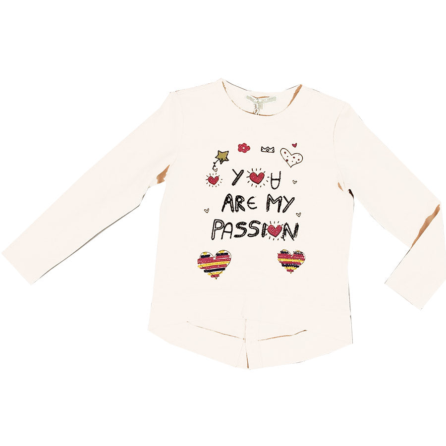 
  Completo
  della linea abbigliamento bambina Silvian Heach Kids, composto di blusa con ricche
...