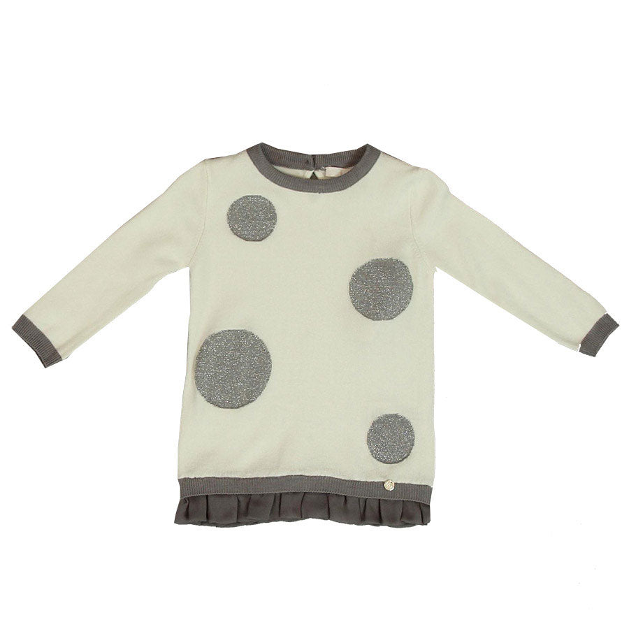 Maxipull elegante della linea abbigliamento bambina Silvian Heach Kids, con bellissima fantasia a...