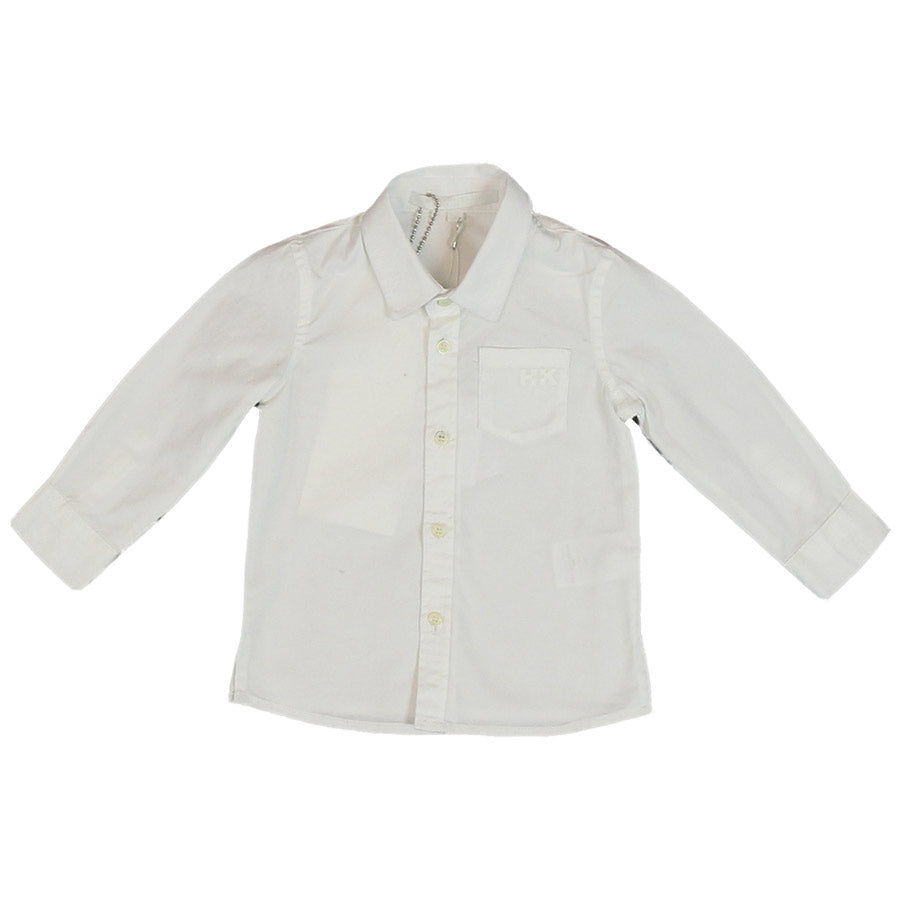 Camicia della linea abbigliamento bambino Silvian Heach Kids, con taschino sul davanti. 
Composiz...